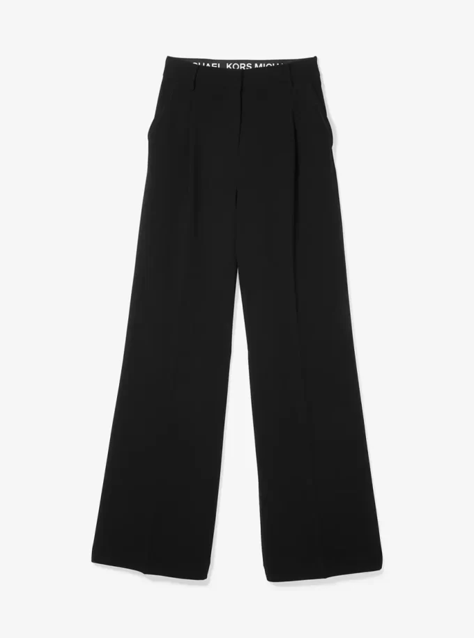 Crepe Wide-Leg Pants Crepe Wide-Leg Pants