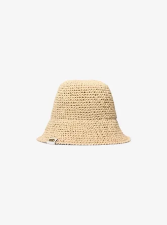 Crochet Straw Bucket Hat Crochet Straw Bucket Hat