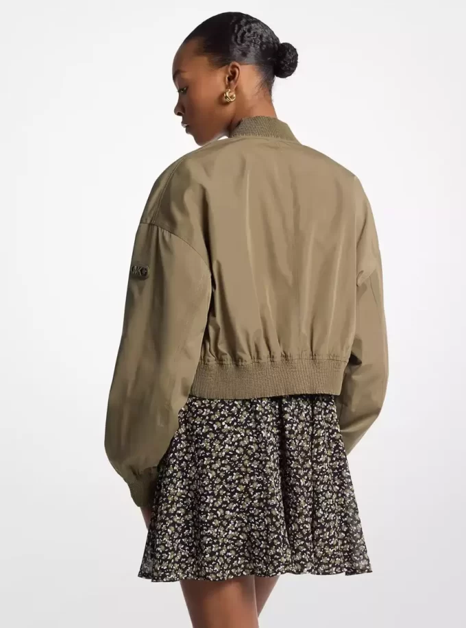 Cropped Bomber Jacket Cropped Bomber Jacket