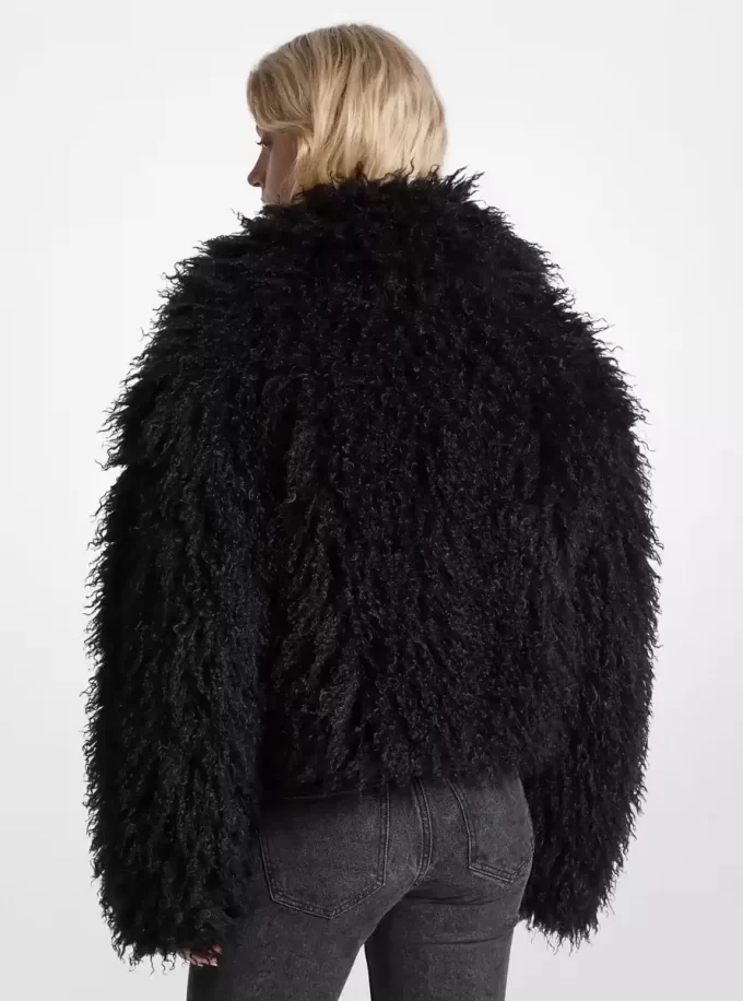 Cropped Faux Fur Jacket Cropped Faux Fur Jacket