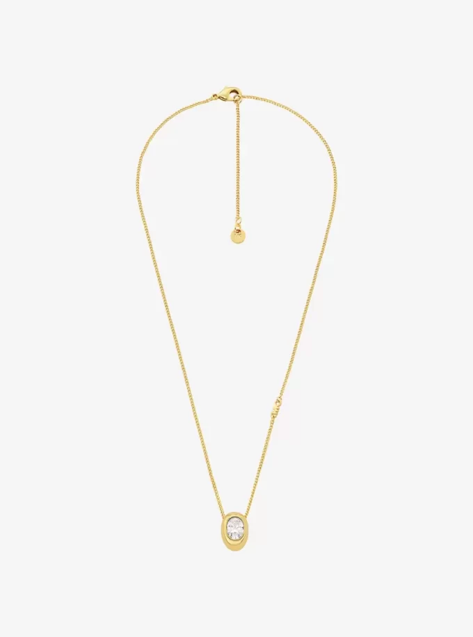 Cubic Zirconia Pendant Necklace