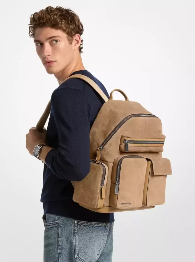 Dakota Suede Cargo Backpack