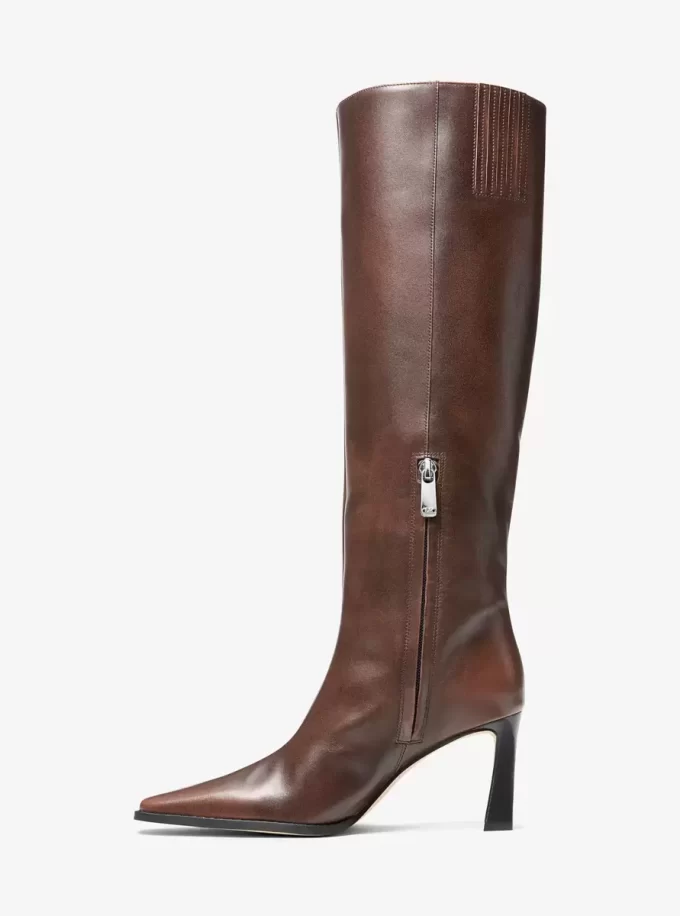 Darrah Burnished Leather Boot Darrah Burnished Leather Boot