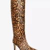Darrah Leopard Print Calf Hair Boot