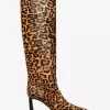 Darrah Leopard Print Calf Hair Boot