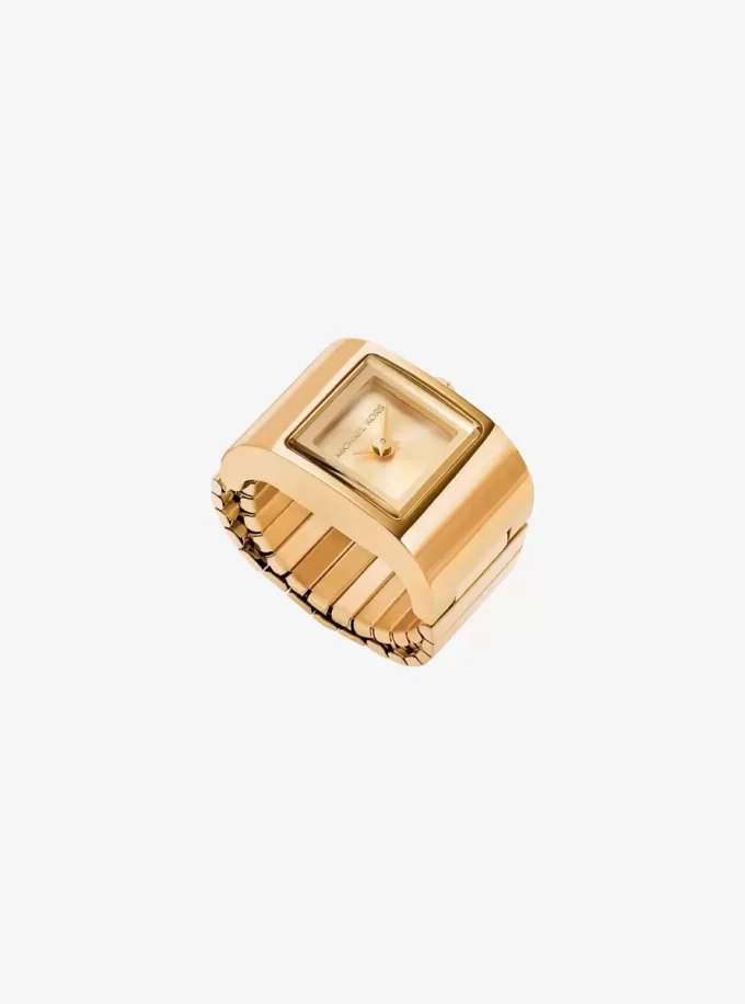 Darrington Gold-Tone Ring Watch Darrington Gold-Tone Ring Watch