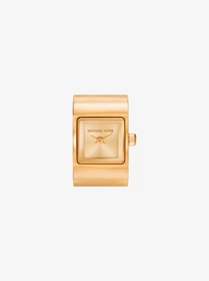 Darrington Gold-Tone Ring Watch Darrington Gold-Tone Ring Watch