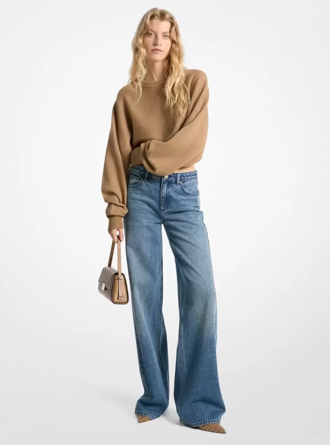 Denim Wide-Leg Jeans Denim Wide-Leg Jeans