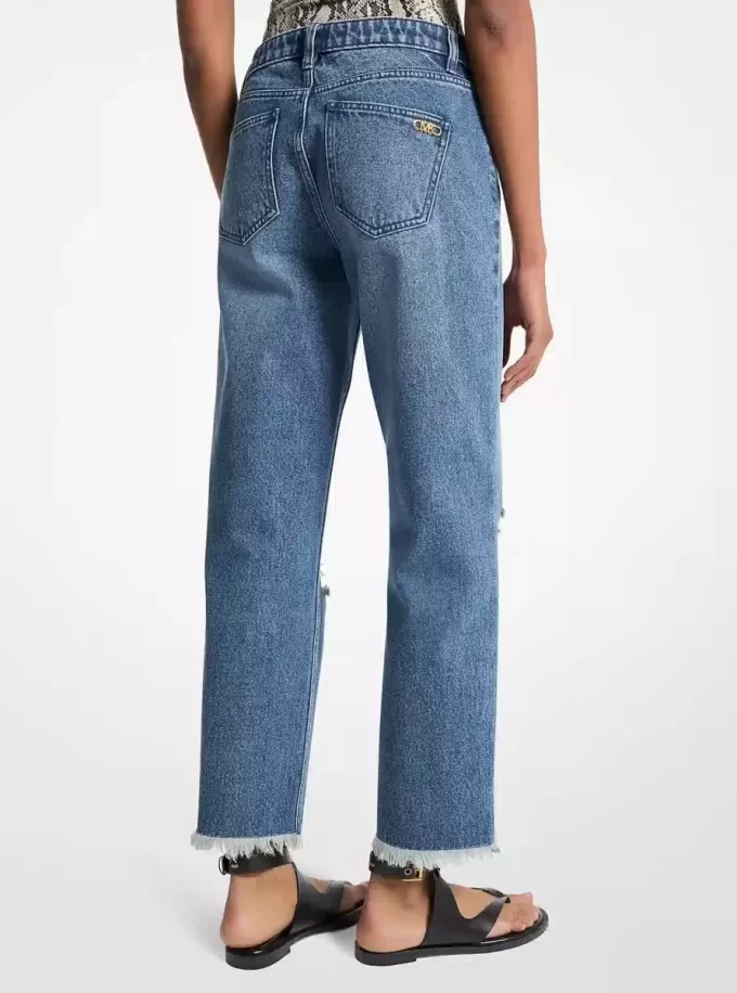 Distressed Denim Jeans Distressed Denim Jeans