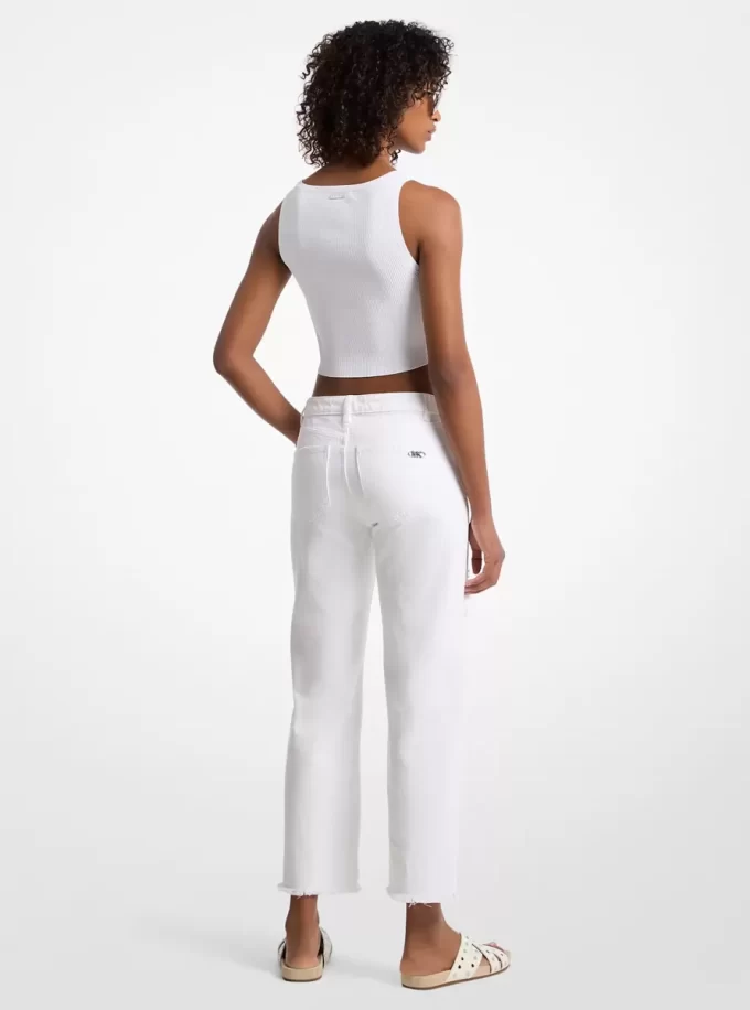 Distressed Denim Jeans Distressed Denim Jeans