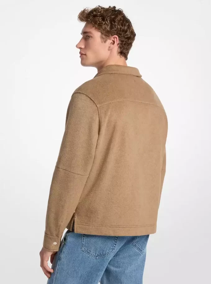 Double-Knit Flannel Jacket Double-Knit Flannel Jacket