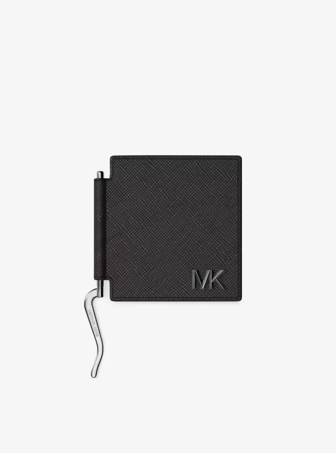 Edison Scratch-Resistant Leather Card Case with Money Clip Edison Scratch-Resistant Leather Card Case with Money Clip