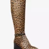 Ella Leopard Print Calf Hair Block Heel Boot Ella Leopard Print Calf Hair Block Heel Boot