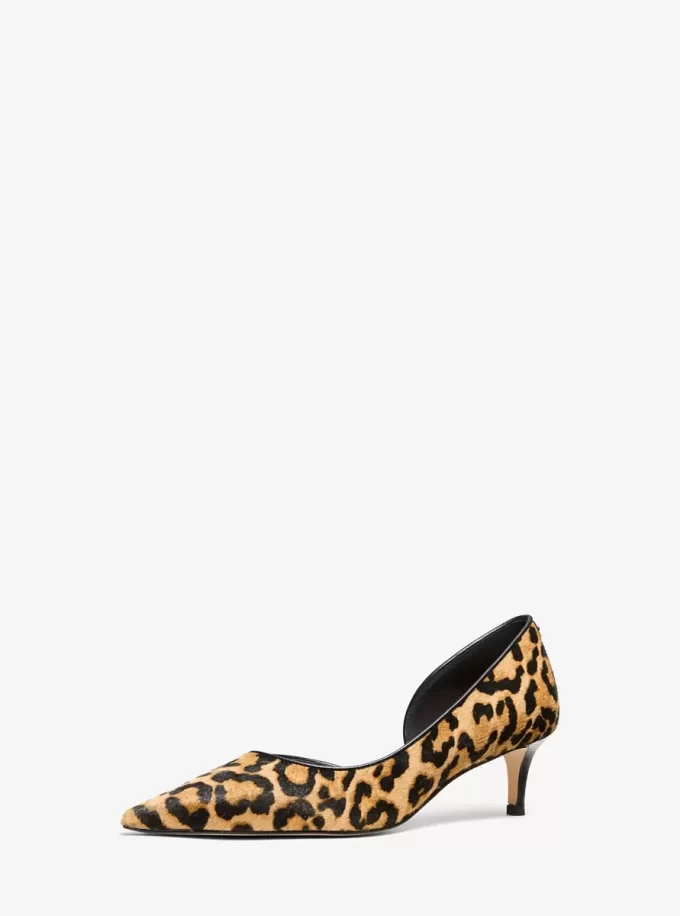 Elyse Leopard Print Calf Hair Pump Elyse Leopard Print Calf Hair Pump