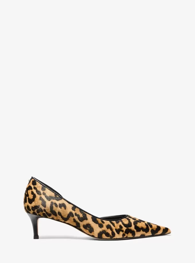 Elyse Leopard Print Calf Hair Pump Elyse Leopard Print Calf Hair Pump