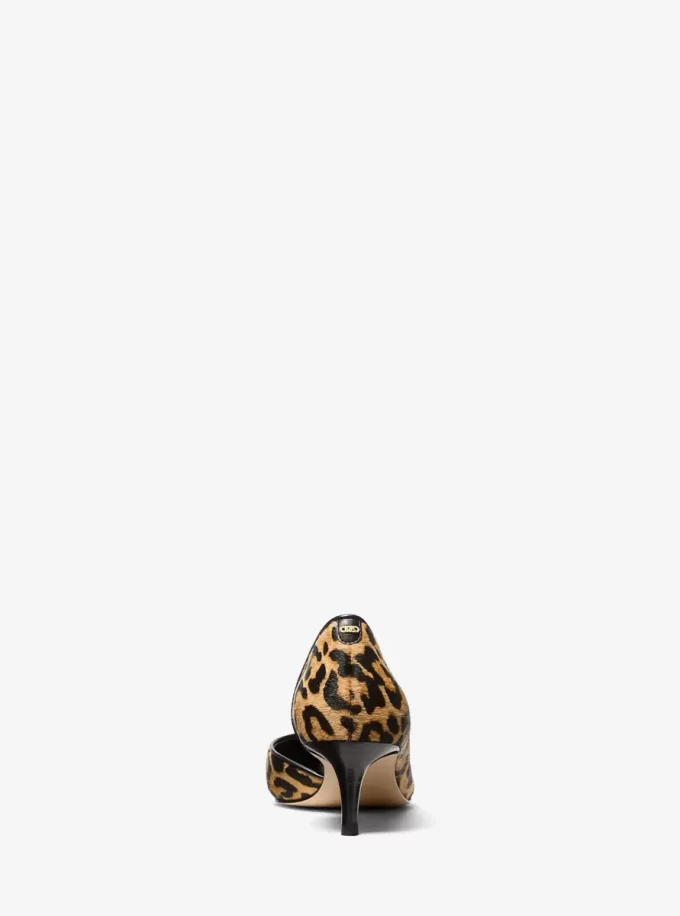 Elyse Leopard Print Calf Hair Pump Elyse Leopard Print Calf Hair Pump