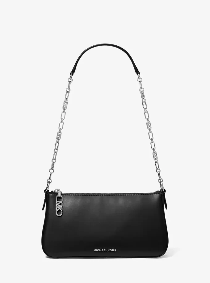 Empire Medium Leather Chain-Link Pochette Empire Medium Leather Chain-Link Pochette