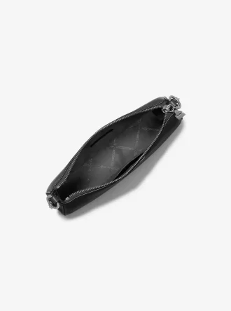 Empire Medium Leather Chain-Link Pochette