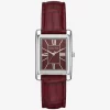 Essex Silver-Tone and Crocodile Embossed Leather Watch Essex Silver-Tone and Crocodile Embossed Leather Watch