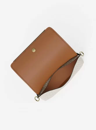 Evelyn Medium Signature Logo Crossbody Bag