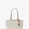 Evelyn Small Signature Logo Tote Bag