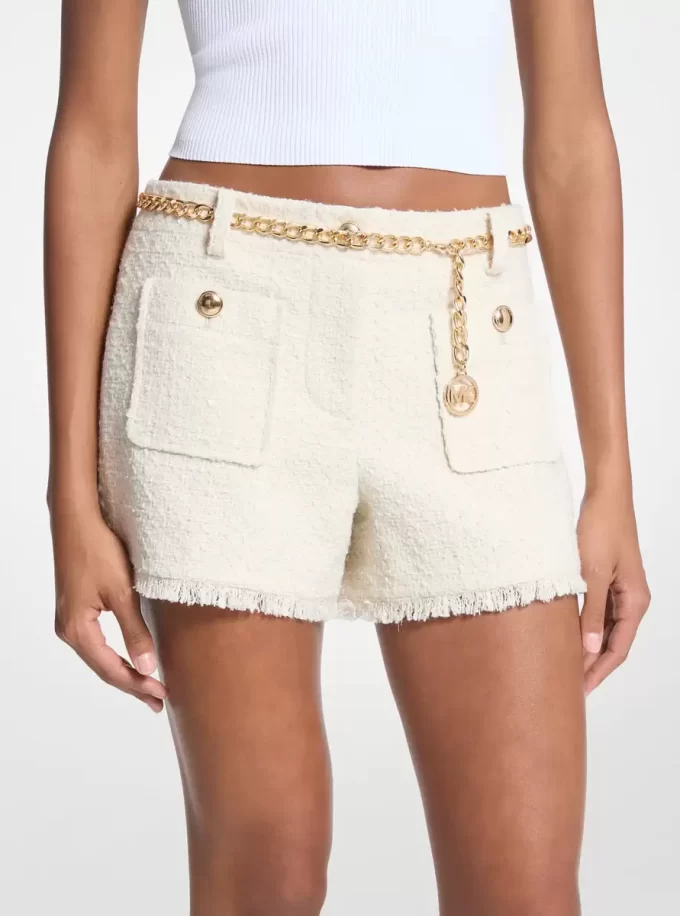 Eyelash Tweed Mini Shorts Eyelash Tweed Mini Shorts