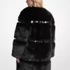 Faux Fur and Patent Coat Faux Fur and Patent Coat