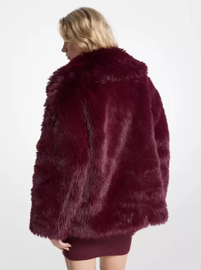 Faux Fur Peacoat Faux Fur Peacoat