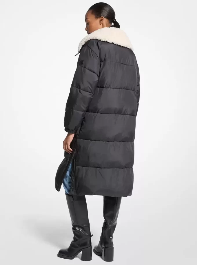 Faux Fur-Trim Quilted Puffer Jacket Faux Fur-Trim Quilted Puffer Jacket