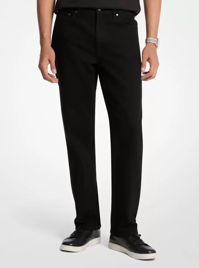 Finn Straight-Fit Stretch Denim Jeans Finn Straight-Fit Stretch Denim Jeans