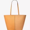 Flora Large Signature Logo and Leather Tote Bag Flora Large Signature Logo and Leather Tote Bag