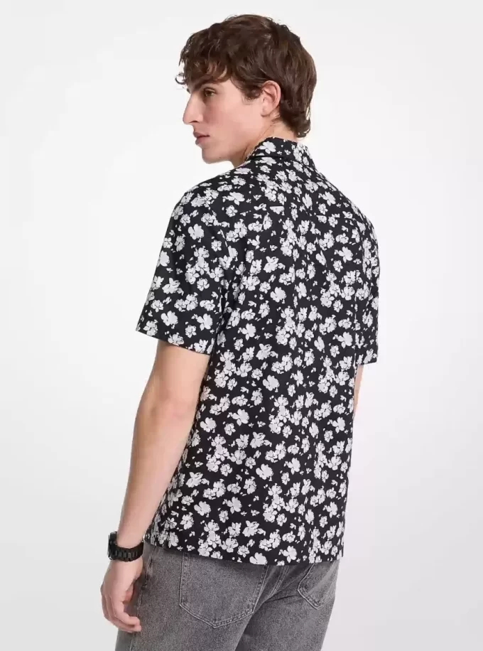 Floral Stretch Cotton Camp Shirt Floral Stretch Cotton Camp Shirt