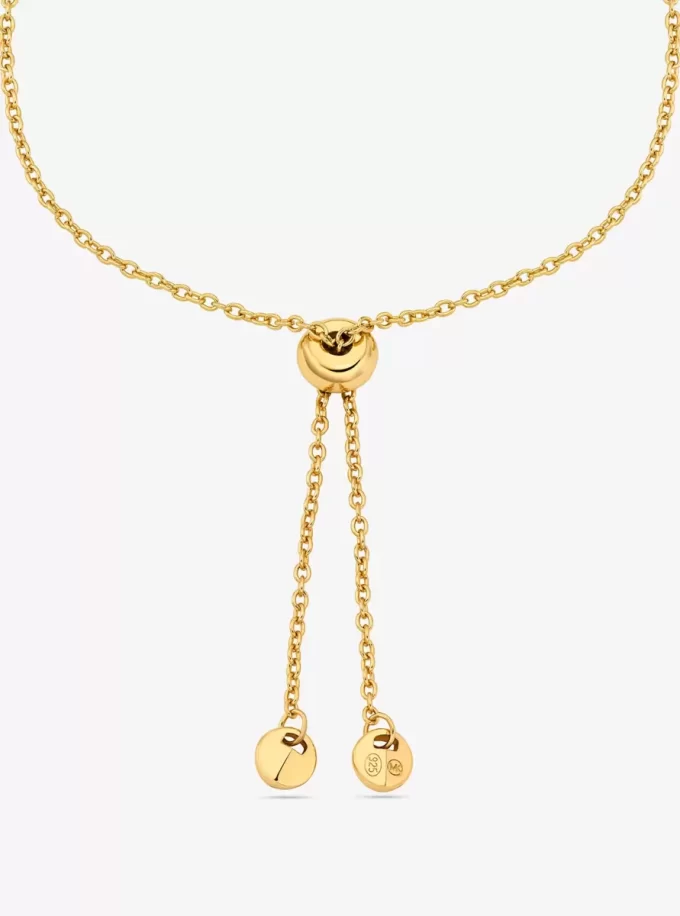 Fulton Precious Metal-Plated Sterling Silver Slider Bracelet Fulton Precious Metal-Plated Sterling Silver Slider Bracelet