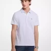 Geo Ditsy Cotton Polo Shirt
