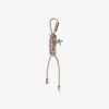 Gold-Tone and Braided Cord Bag Charm Gold-Tone and Braided Cord Bag Charm
