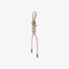 Gold-Tone and Braided Cord Bag Charm Gold-Tone and Braided Cord Bag Charm