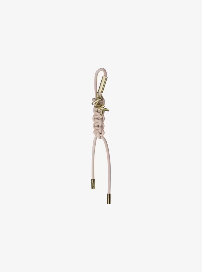 Gold-Tone and Braided Cord Bag Charm Gold-Tone and Braided Cord Bag Charm