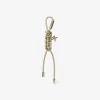 Gold-Tone and Metallic Braided Cord Bag Charm Gold-Tone and Metallic Braided Cord Bag Charm