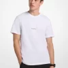 Graphic Logo Embossed Cotton T-Shirt