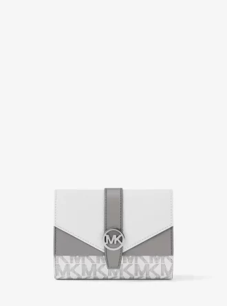 Greenwich Medium Signature Logo Trifold Wallet