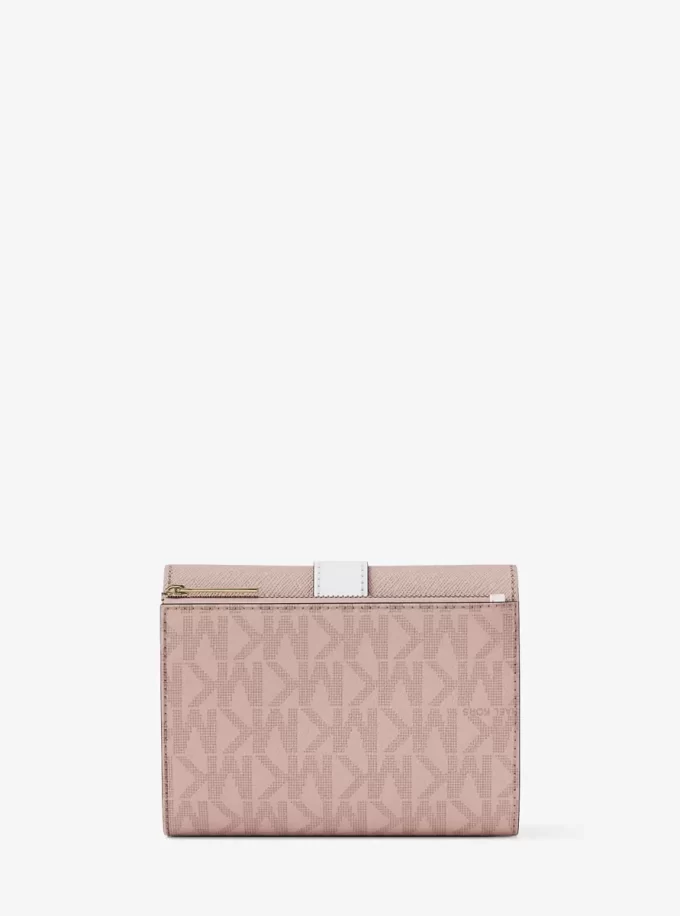 Greenwich Medium Signature Logo Trifold Wallet Greenwich Medium Signature Logo Trifold Wallet