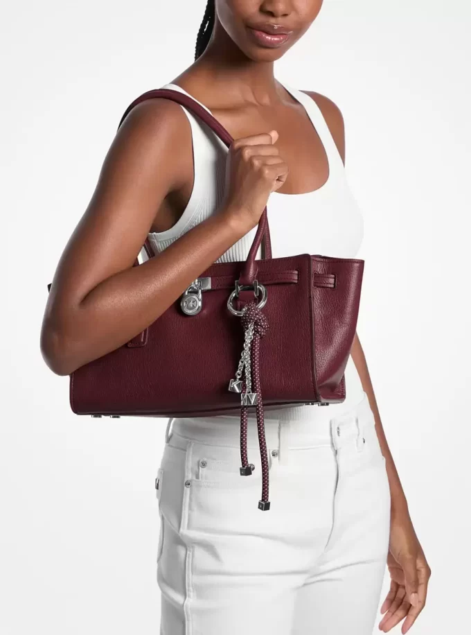 Hamilton Moderne Small Leather Satchel