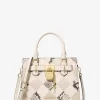 Hamilton Small Patchwork and Snake Embossed Satchel Hamilton Small Patchwork and Snake Embossed Satchel