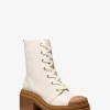 Hanley Leather and Signature Logo Trim Boot Hanley Leather and Signature Logo Trim Boot