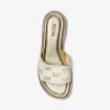 Hannah Metallic Logo Jacquard Slide Sandal