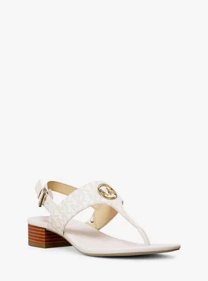 Hannah Signature Logo T-Strap Sandal Hannah Signature Logo T-Strap Sandal