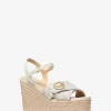 Hannah Signature Logo Wedge Sandal
