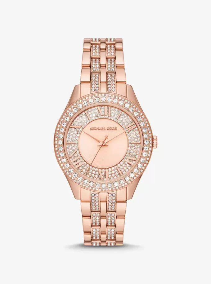 Harlowe Pavé Rose Gold-Tone Watch Harlowe Pavé Rose Gold-Tone Watch