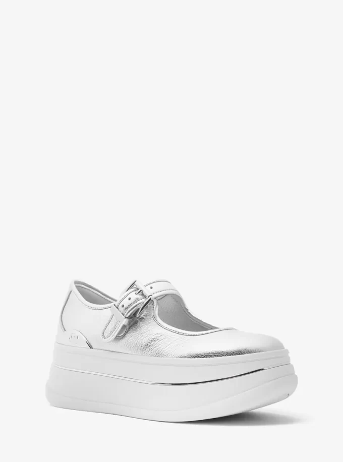 Hayes Metallic Leather Mary Jane Sneaker Hayes Metallic Leather Mary Jane Sneaker