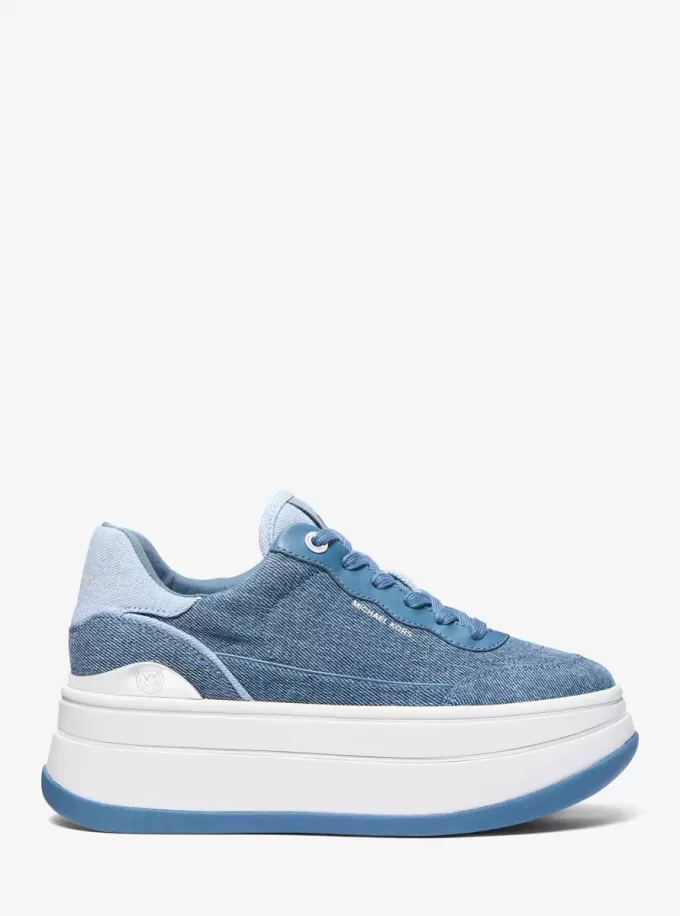 Hayes Two-Tone Denim Platform Sneaker Hayes Two-Tone Denim Platform Sneaker